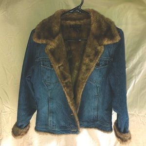 Harolds Jean jacket with Faux Fur lining